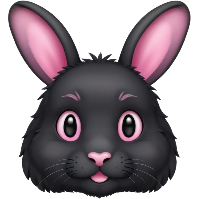 Black rabbit emoji