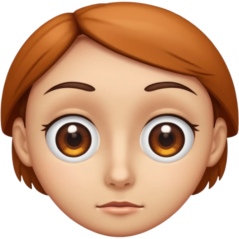 circle Head side eye emoji