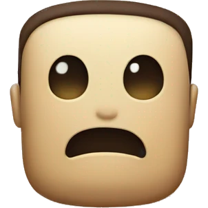 cute andriod, head only emoji