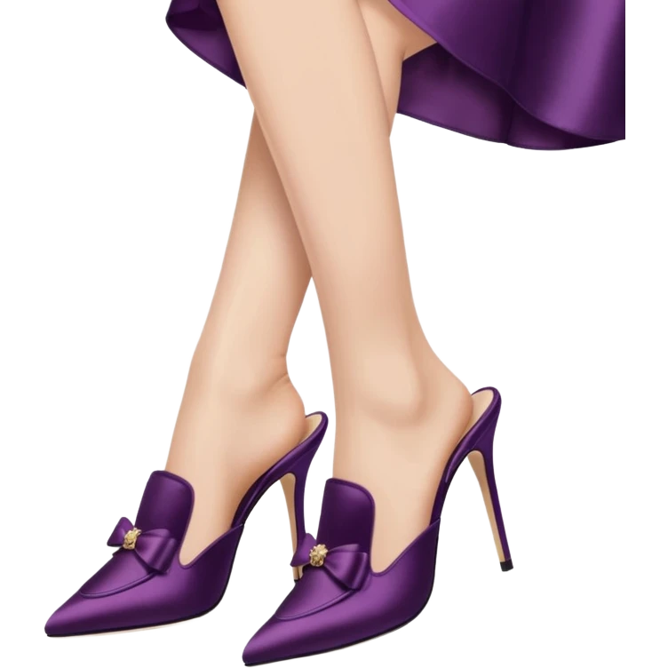 Agent Provocateur Elice Plum Mules
 emoji