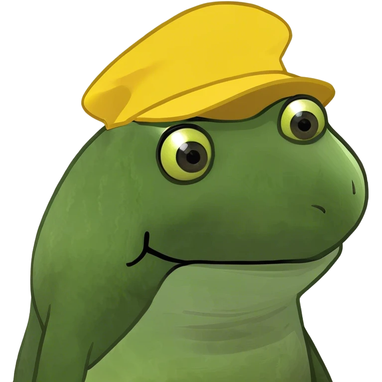 yellow frog emoji