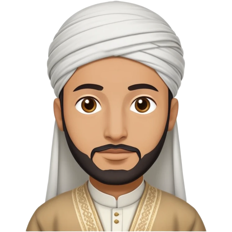 Muslim Man without head emoji