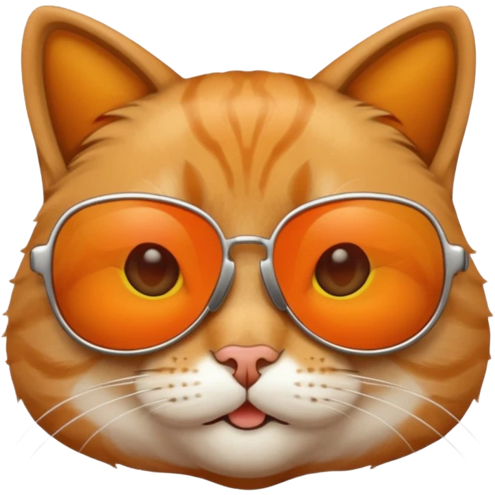 Cat wearing sunglasses emoji