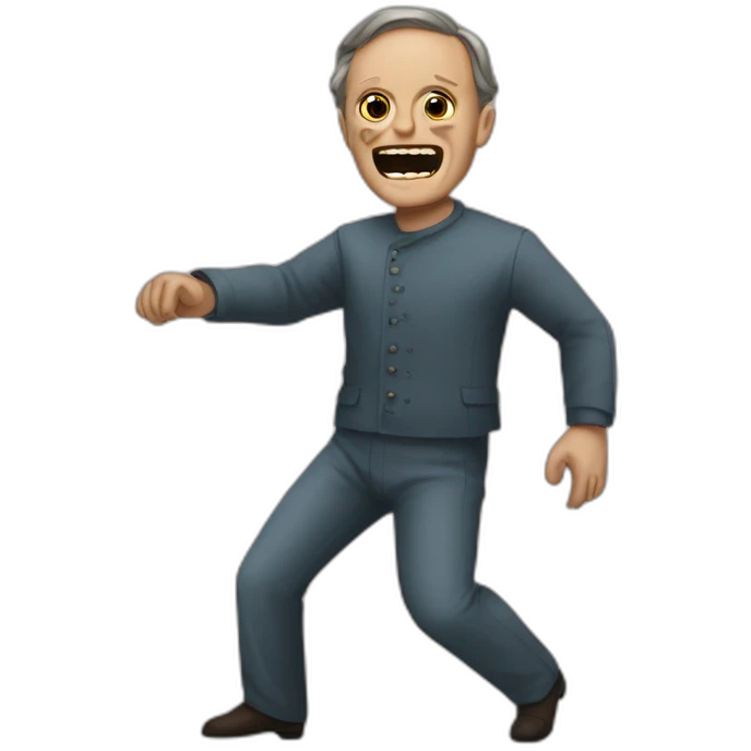 Hannibal Lecter dancing emoji