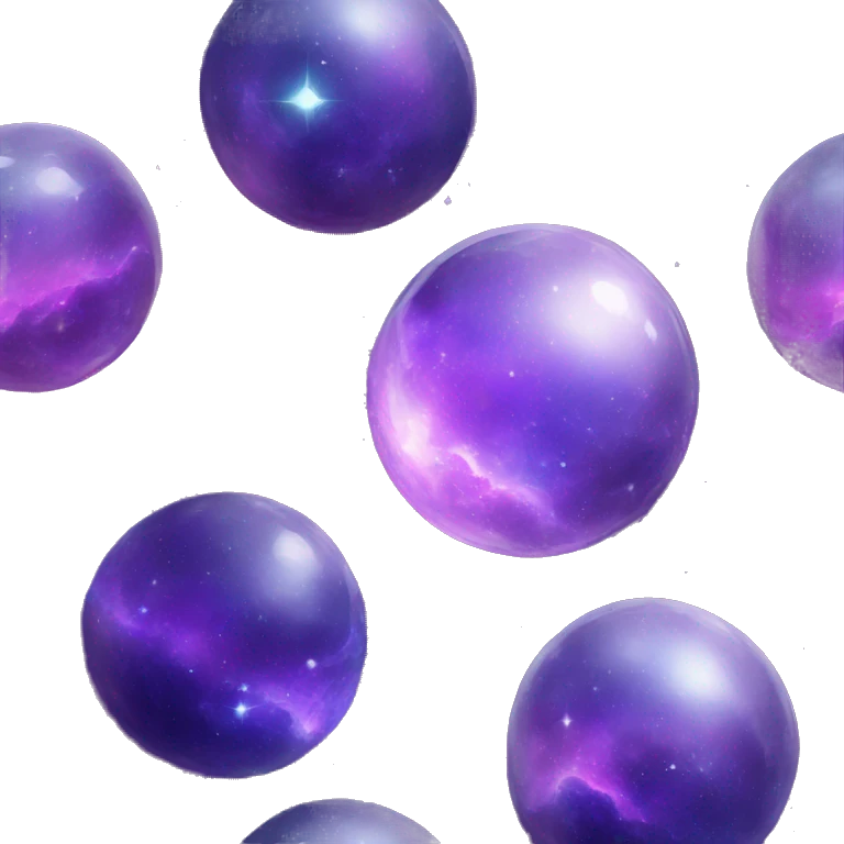 Nebula Gemstone Crystal Orb emoji