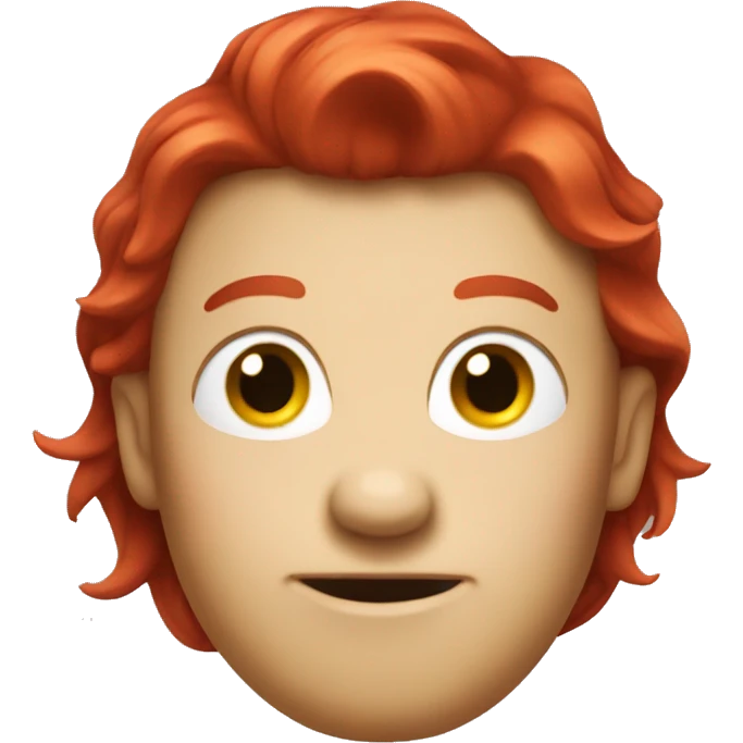 a gnom with red hair  emoji