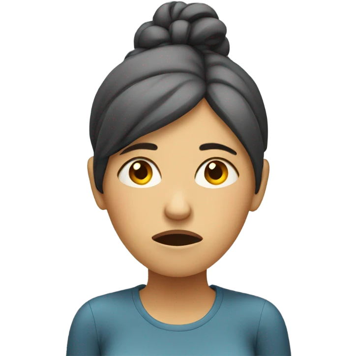 stressed woman  emoji