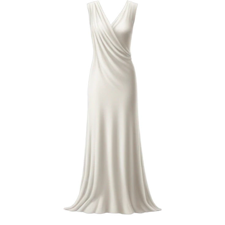 white cashmere dress emoji