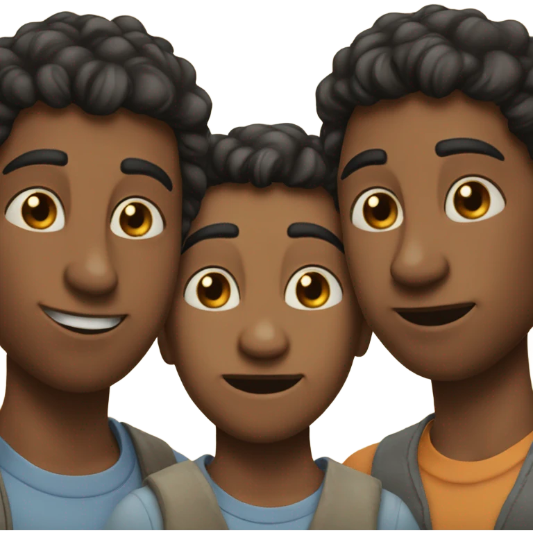 Three brothers emoji