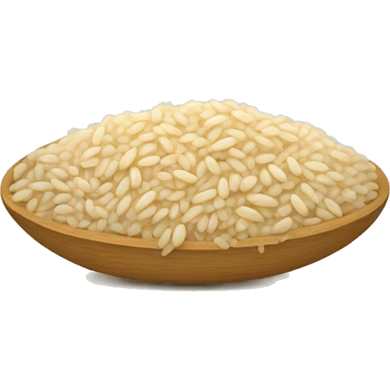 three rice grains emoji