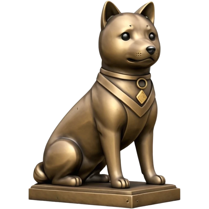 Shibuya Hachiko statue emoji
