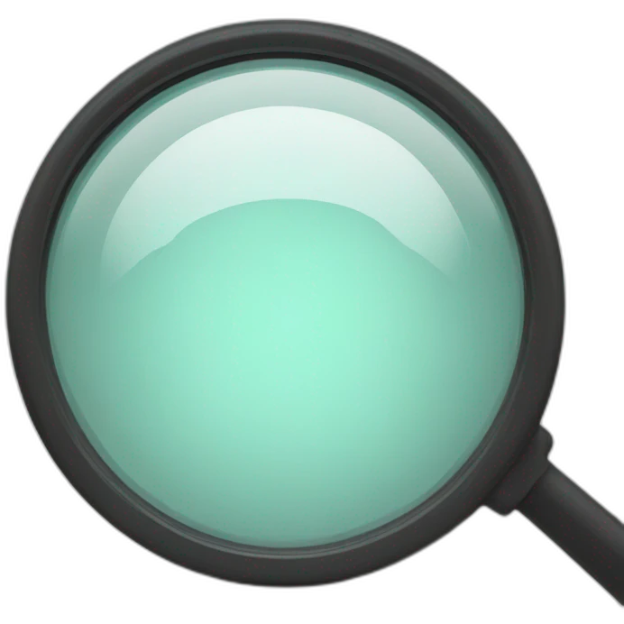magnifying glass emoji