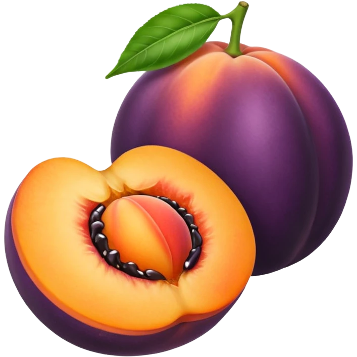 Take a peach and stick an aubergine half way up into the crack of the peach emoji
