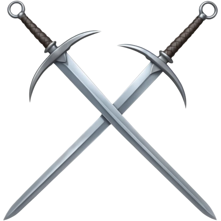 Crossed weapons emoji