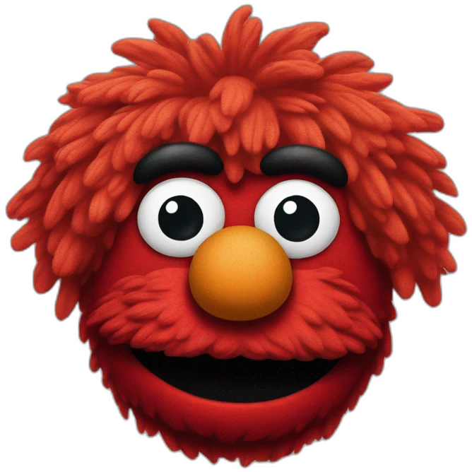 Elmo sesame street emoji