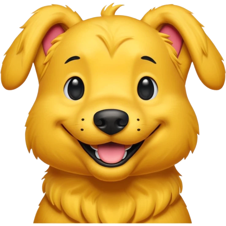 Clifford the Big Yellow Dog emoji