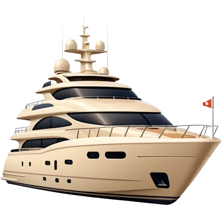 Beige aesthetic Yacht  emoji