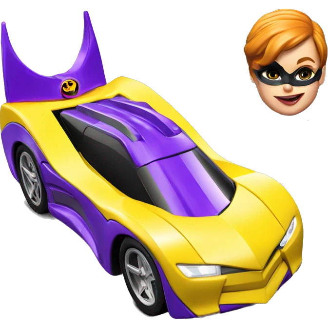   Hot wheel Batgirl rc car emoji