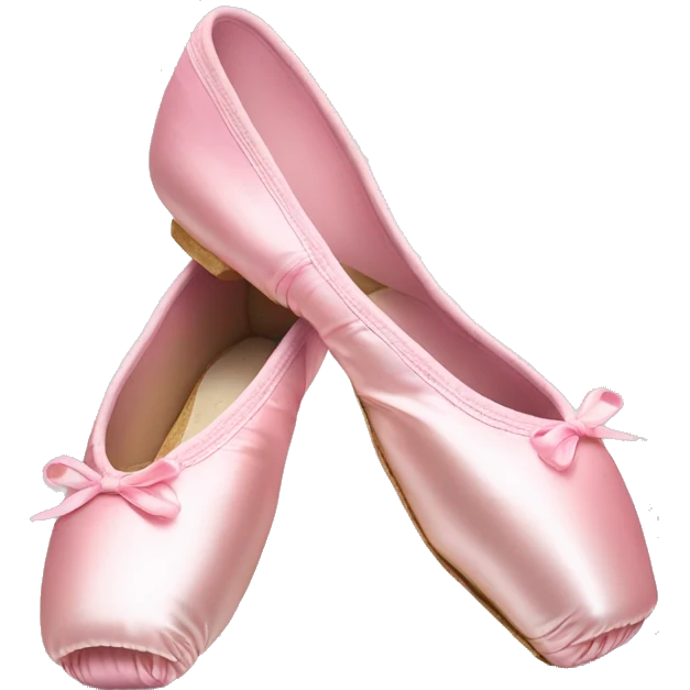 Pink Pointe shoes  emoji