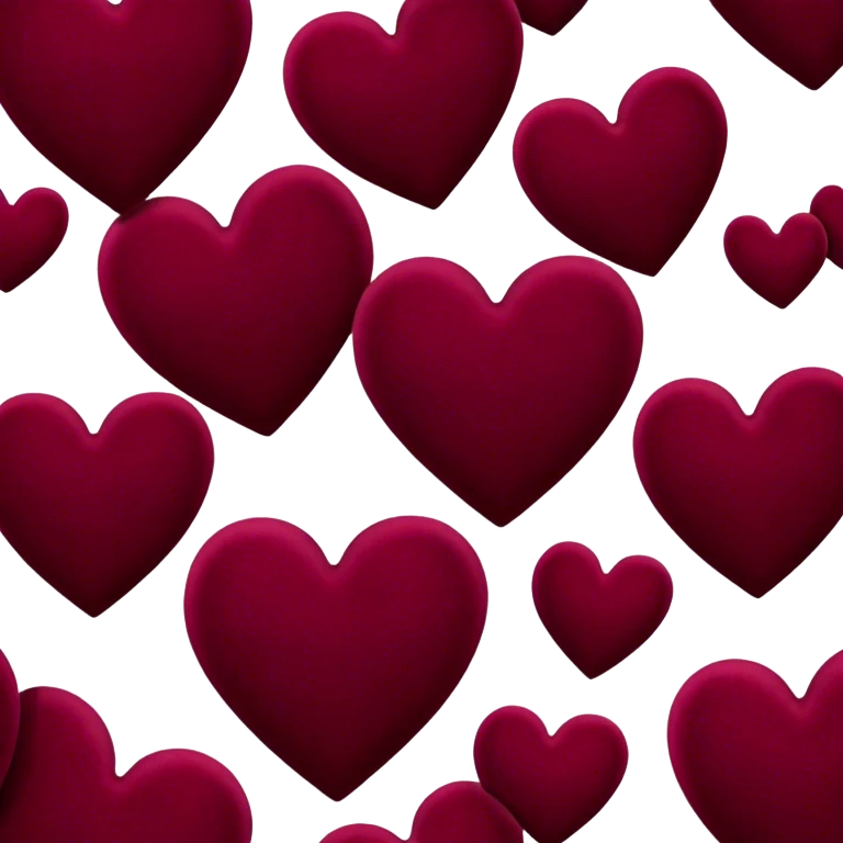 burgundy Valentine emoji