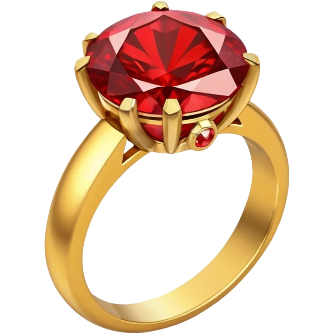red ring marry red diamond emoji