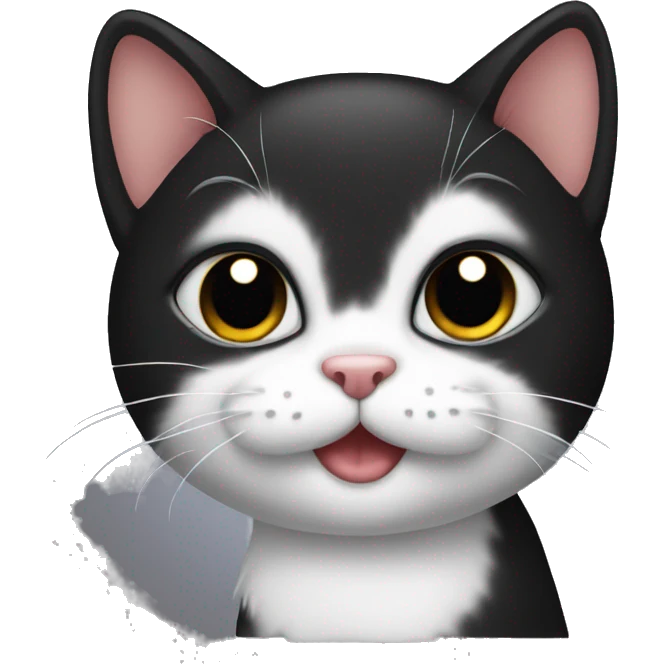 cute black kitty emoji