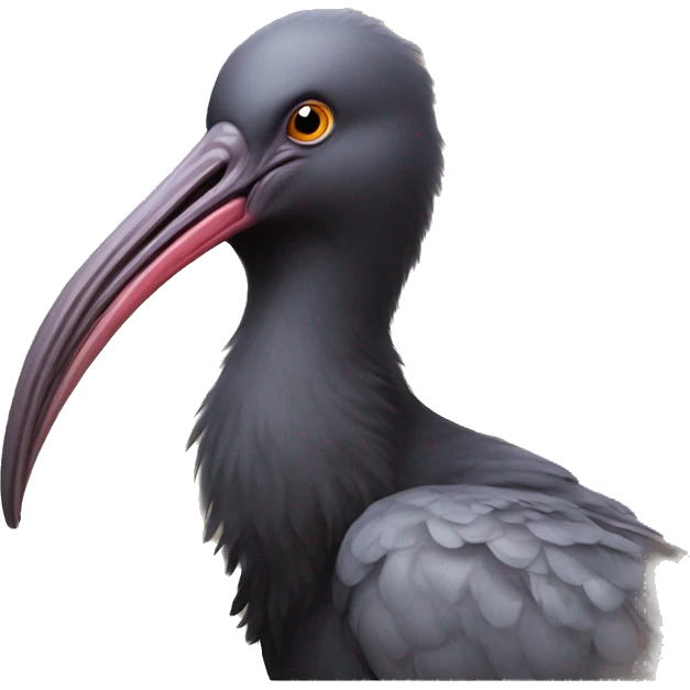 Australian black ibis bi chicken pax emoji