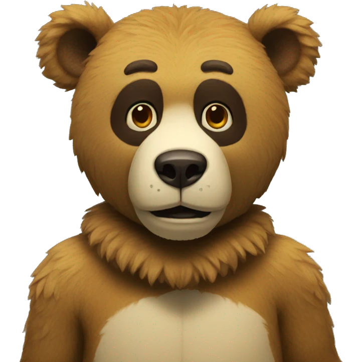 Oso animatronico emoji