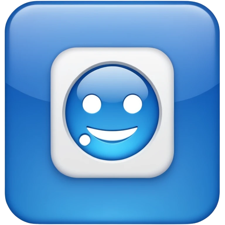 software testing blue emoji