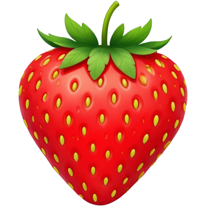 light pastel baby pink colored realistic strawberry emoji