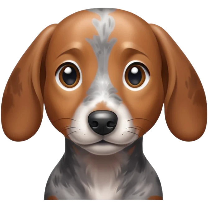 Merle dachshund  emoji