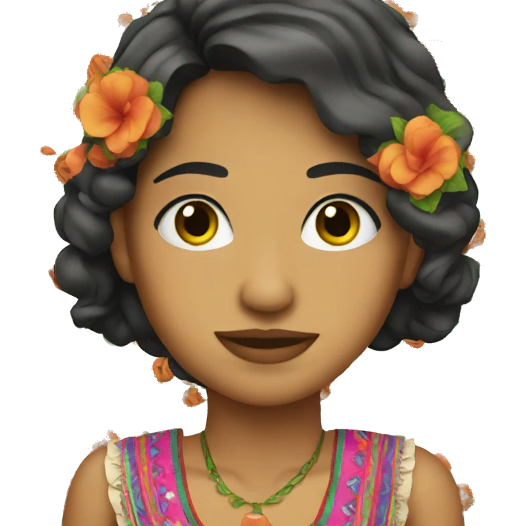 Mexican girl emoji