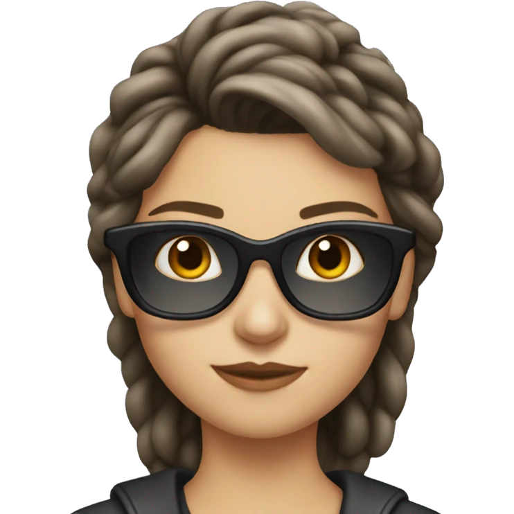 Amelia looking cool emoji