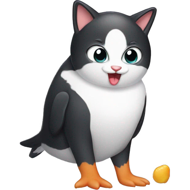 penguin cat emoji