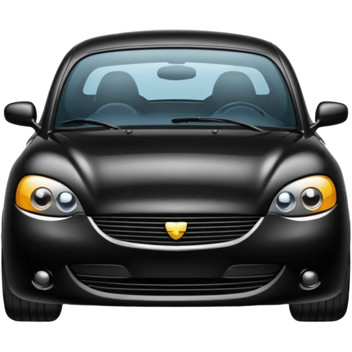 I want emoji with black car that face is in right side emoji