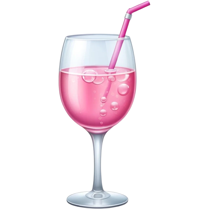 Pink drink emoji