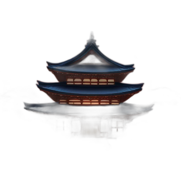 Magic night japanese temple  emoji