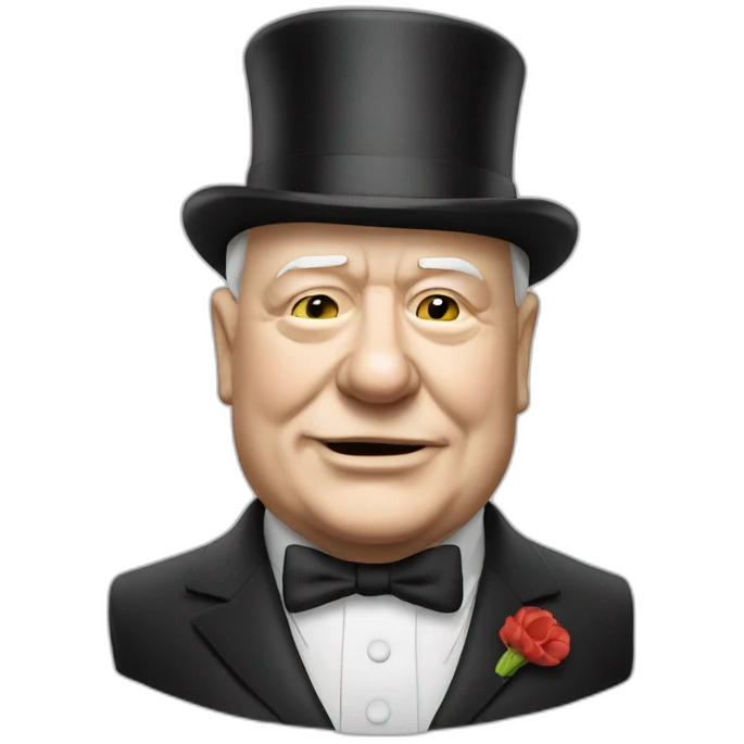 Churchill avec cigare emoji