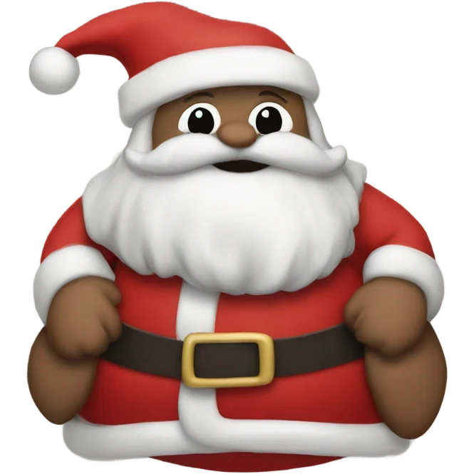 santa belly emoji