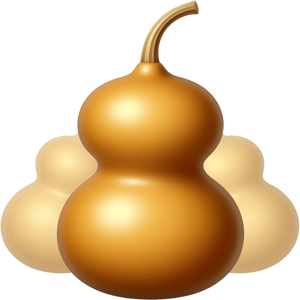 Double body gourd emoji emoji