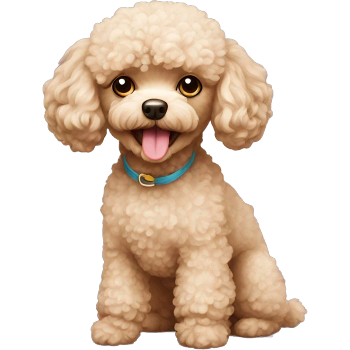 Toy poodle  emoji