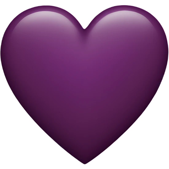 Maroon/purple heart emoji