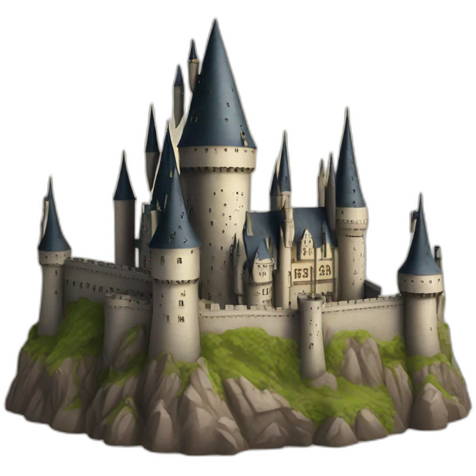 Hogwarts castle emoji