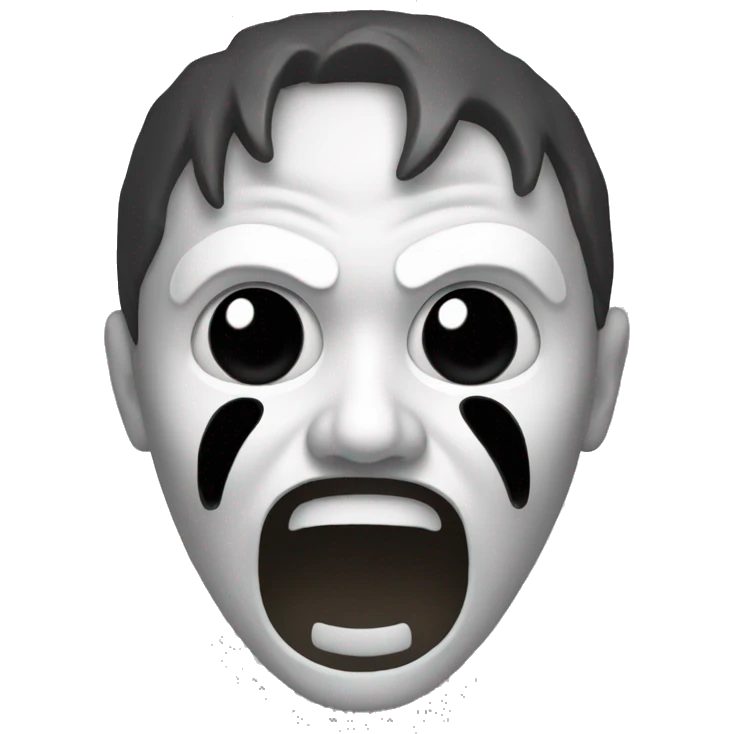 Scream mask emoji