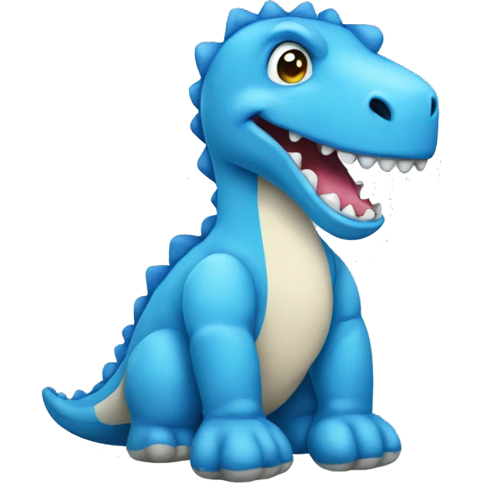 blue dinosaur plushie  emoji