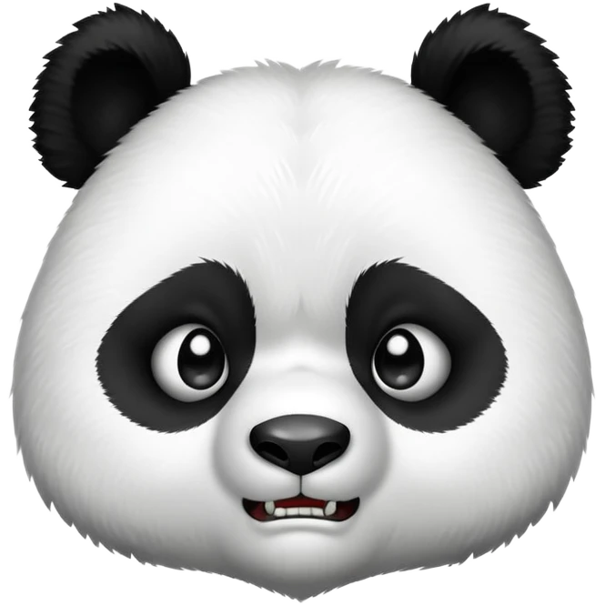 Angry girl panda  emoji