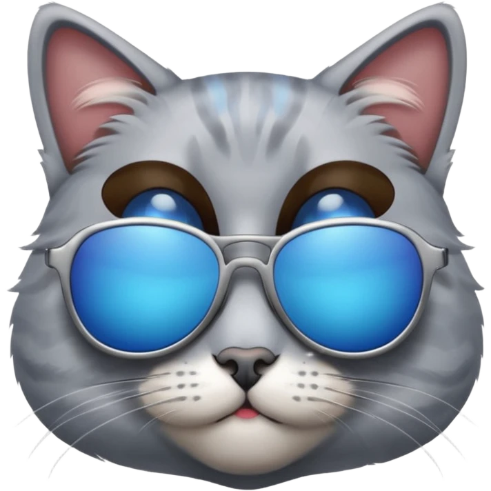 Cat wearing sunglasses emoji