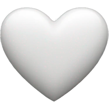 heart white emoji