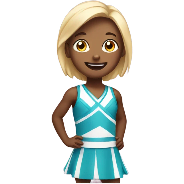 Child in a cheer pyramid emoji