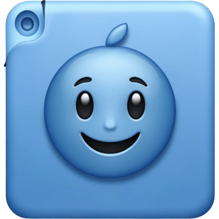 draft on blue paper emoji